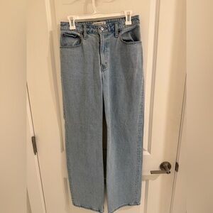 Abercrombie Curve Love 90's High Rise Relaxed Fit Jeans